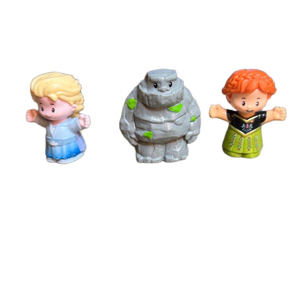Fisher Price Little People Disney Frozen Elsa Anna Rock Giant Figure Set GWR86
